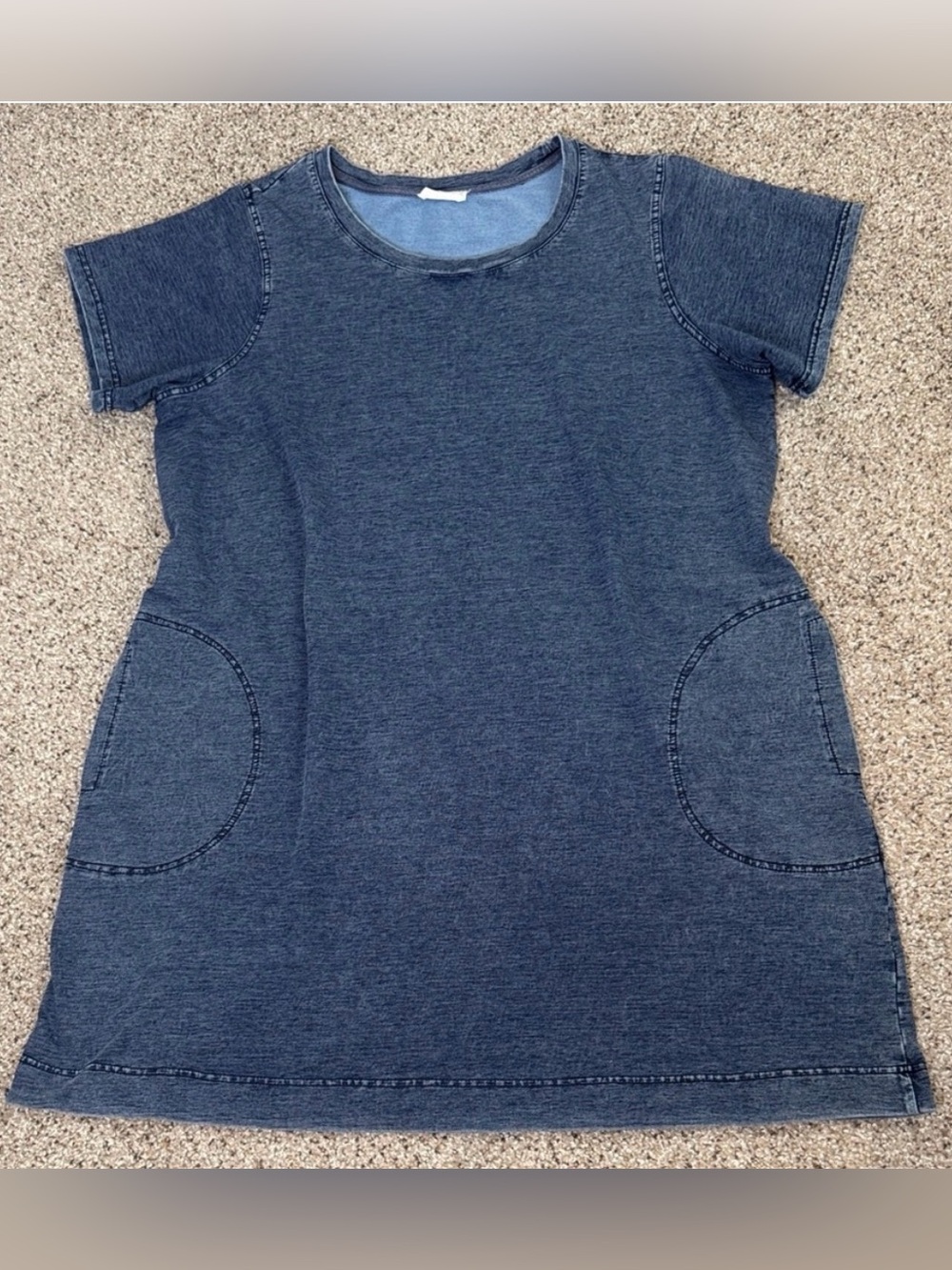 Jane and Delancey Blue Casual Dress With Pockets See Measurements XL-1X